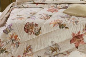 Trapunta 200gr. Bloom Margot beige velluto Tessitura Randi