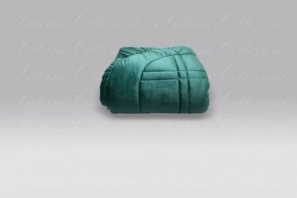 Trapunta Velour verde Dea