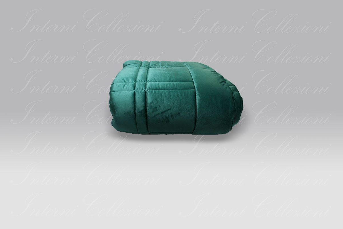Trapunta Velour verde Dea Trapunta Velour verde Dea