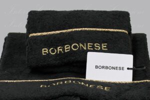Coppia Spugna Fine Op nero Borbonese