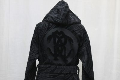 Accappatoio Okapi black Roberto Cavalli