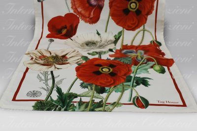 Canovaccio Artissima Papaverum 3951 rosso Tag House