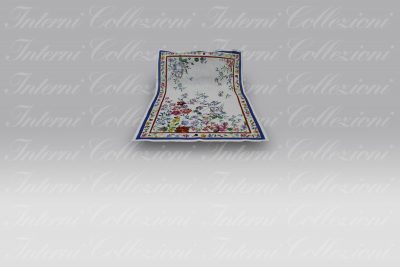 Canovaccio Primula Blu Tessitura Toscana Telerie