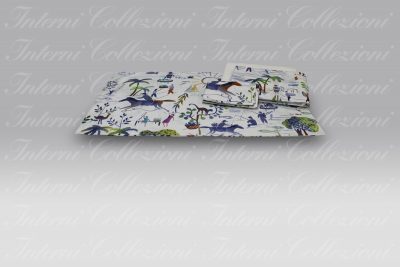 Completo Lenzuola Izylinens Coco personaggi Tessitura Toscana Telerie