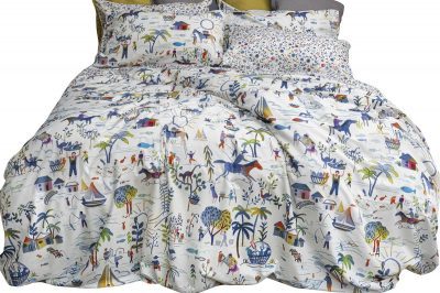 Completo Lenzuola Izylinens Coco personaggi Tessitura Toscana Telerie