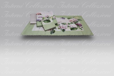 Completo Letto Bloom Hydrangea Tessitura Randi