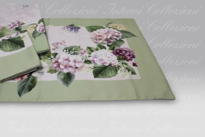 Completo Letto Bloom Hydrangea Tessitura Randi