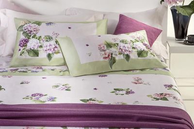 Completo Letto Bloom Hydrangea Tessitura Randi