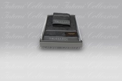 Coppia Spugna Ribbon dark grey Trussardi