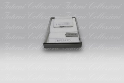 Coppia spugna Ribbon bianco Trussardi