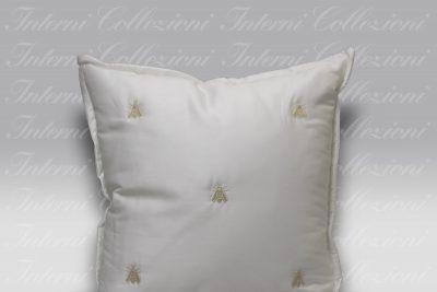 Cuscino Api Satin bianco-beige Mastro Raphael