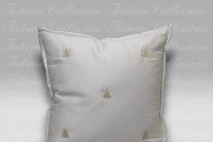 Cuscino Api Satin bianco-beige Mastro Raphael