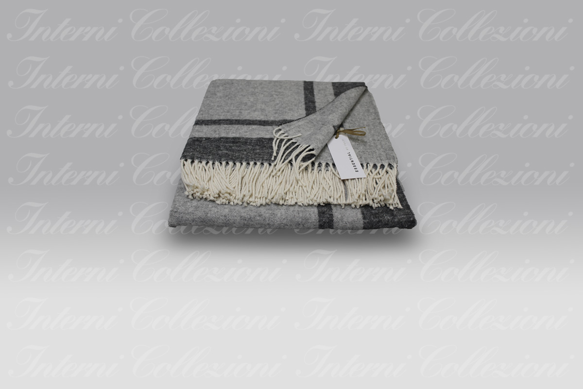 Plaid Country grigio Frati Home Plaid Country grigio Frati Home