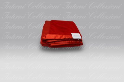 Plaid ecopelliccia Mirage rosso Agostini