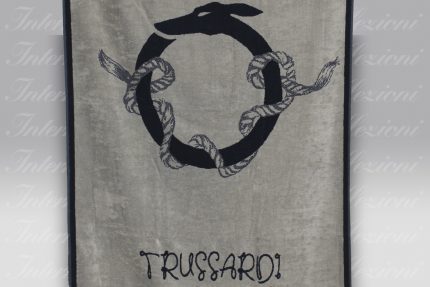Telo Mare Rope blu Trussardi