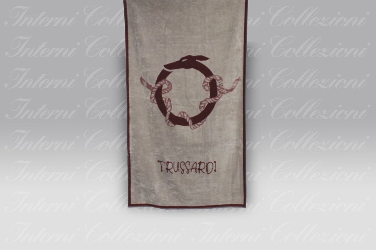 Telo Mare Rope bordeaux Trussardi