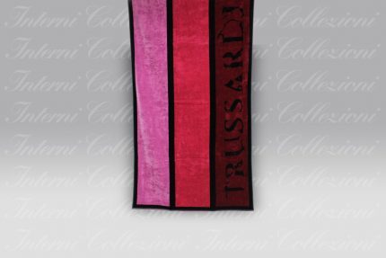 Telo Mare Stripes bordeaux Trussardi