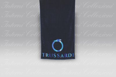 Telo Mare Wave blu Trussardi