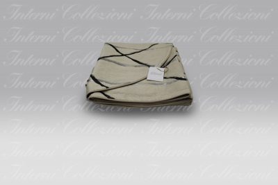 Coperta Misto Lino sabbia David Home Collection