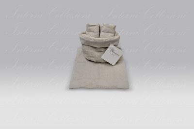 Set 4 Lavette con cestino Spa tortora Blumarine