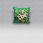 Cuscino Margaretta emerald Designers Guild