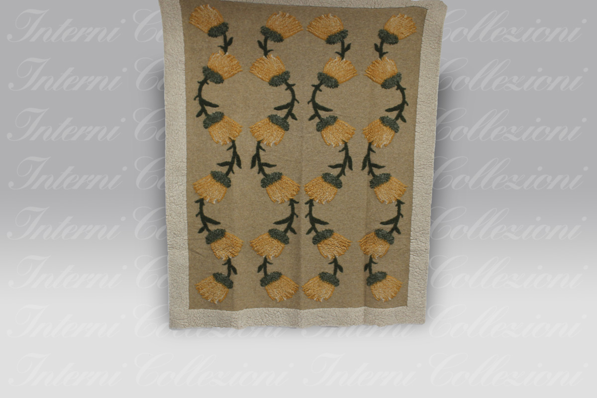 Plaid Boiled Wool Fane panna Frati Home Plaid Boiled Wool Fane panna Frati Home