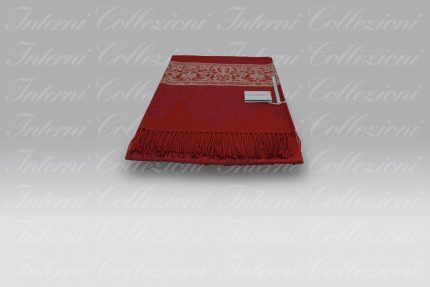 Plaid Giudecca bordeaux-beige Cecchi&Cecchi Agolab