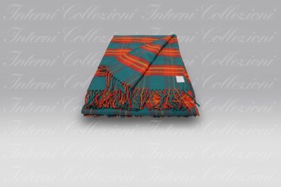 Plaid Scozia rosso-verde Co.Bi.-Copertificio Biellese