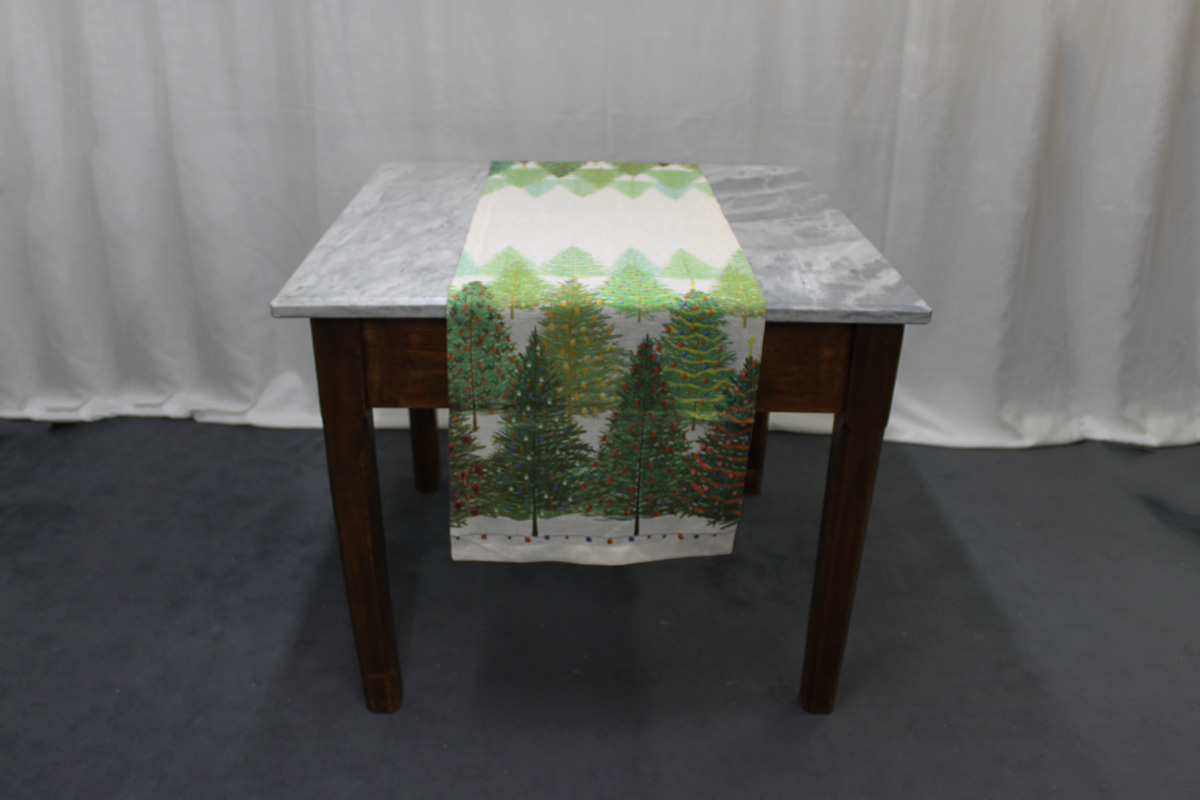 Runner Fairy Trees Tessitura Toscana Telerie Runner Fairy Trees Tessitura Toscana Telerie