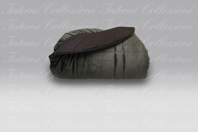 Trapunta 200g. Velour marrone Dea