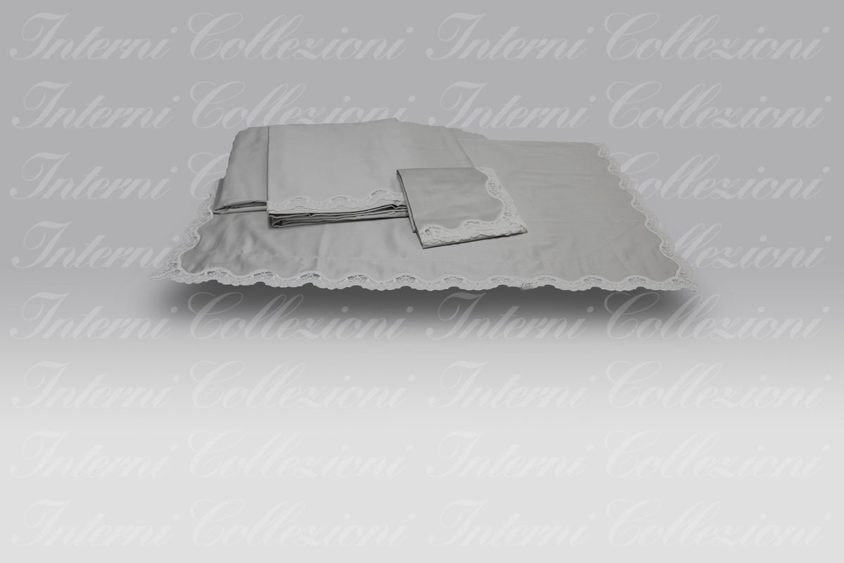 Completo Lenzuola Emma perla David Home Collection Completo Lenzuola Emma perla David Home Collection