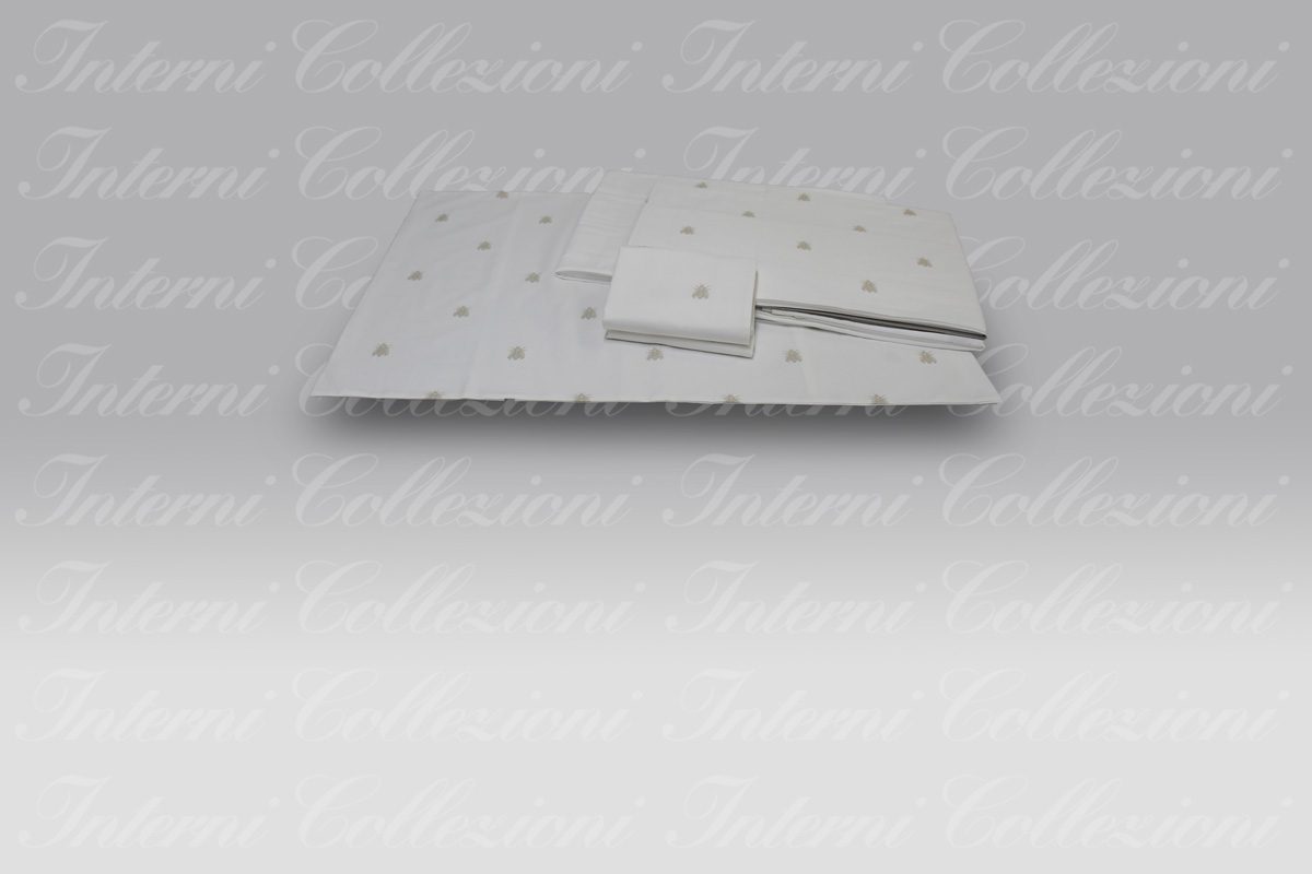 Completo Lenzuola Rapsodie bianco-beige Mastro Raphael Completo Lenzuola Rapsodie bianco-beige Mastro Raphael