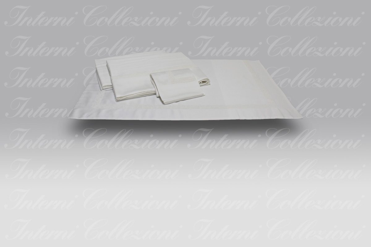Completo Lenzuola Romanza latte David Home Collection Completo Lenzuola Romanza latte David Home Collection