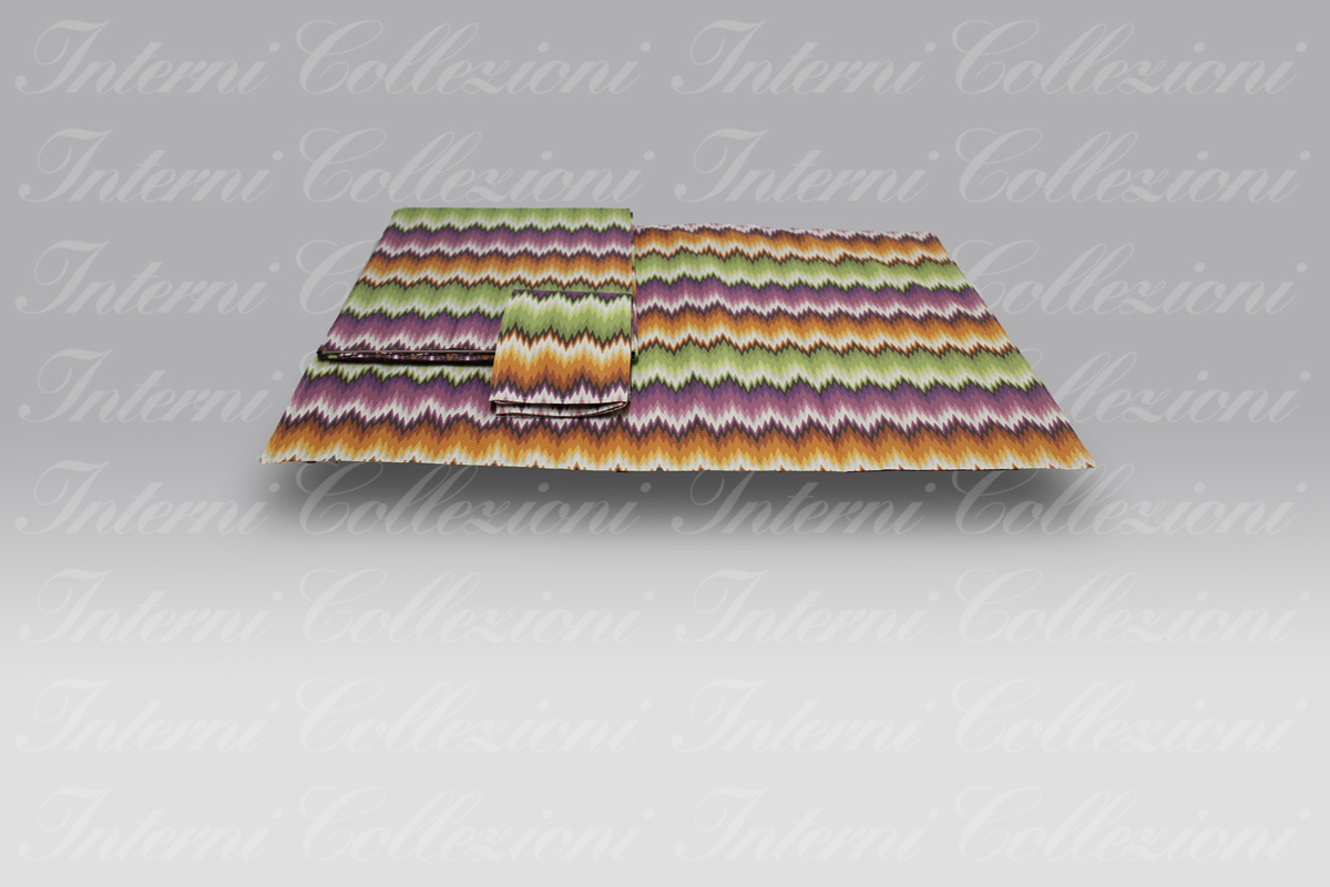 Parure Lenzuola Bert arancio Missoni Home Parure Lenzuola Bert arancio Missoni Home