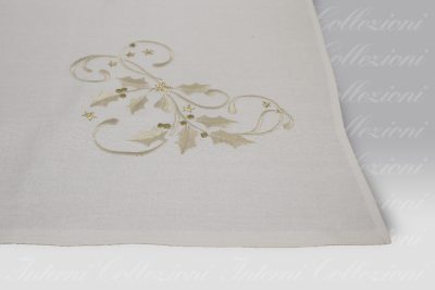 Canovaccio Natale Vischio beige Dea