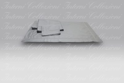 Completo Letto F12 grigio perla scuro - argento Dea