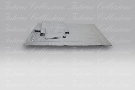 Completo Letto F12 grigio perla scuro - argento Dea