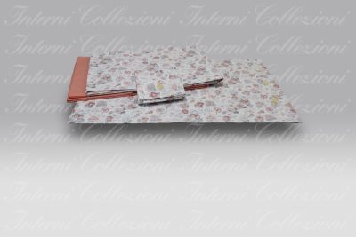 Completo Letto Flowered Garden salmone Bellora