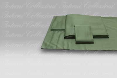 Completo Letto Four Season Raso Unito salvia Tag House