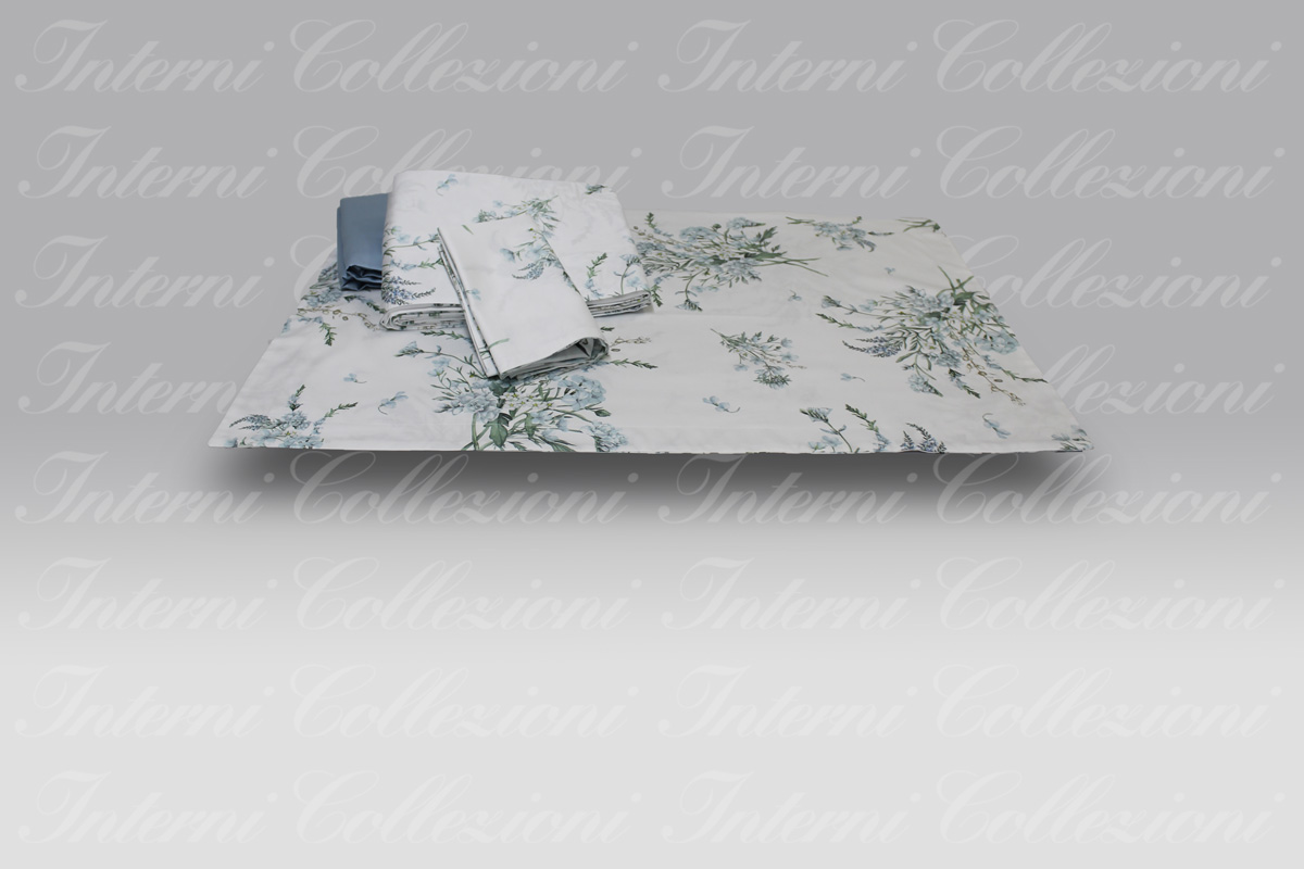 Completo Letto Profumi azzurro Dea Completo Letto Profumi azzurro Dea