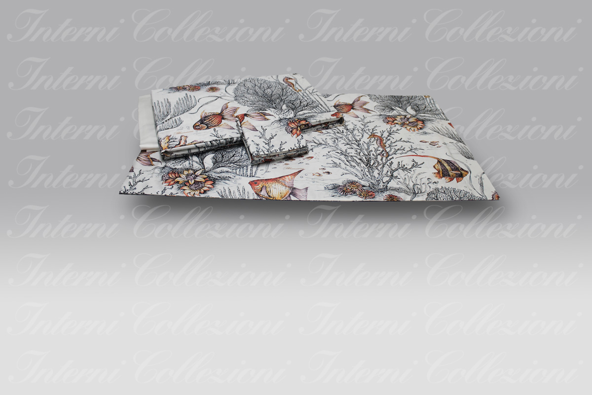 Completo Letto Tropical corallo Blumarine Completo Letto Tropical corallo Blumarine