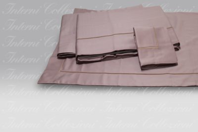 Completo Letto Bread and Butter mauve Mastro Raphael