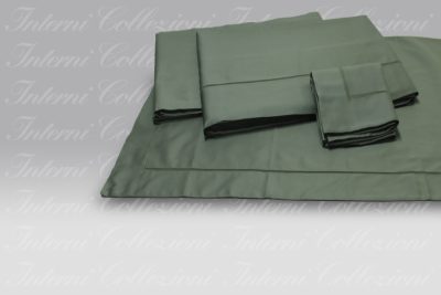 Completo Letto Bread and Butter verde scuro Mastro Raphael