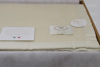 Coperta Susi greggio-avorio Co.bi Cashmere
