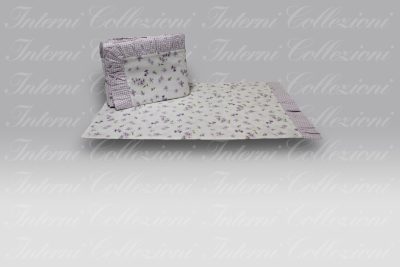 Parure Sacco Very Vichy lilla Tessitura Toscana Telerie