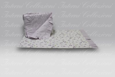 Parure Sacco Very Vichy lilla Tessitura Toscana Telerie