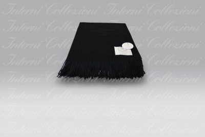 Plaid Rey nero Co.bi Cashmere