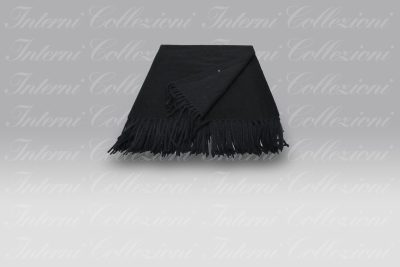 Plaid Rey nero Co.bi Cashmere