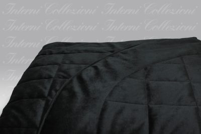 Quilt Velour nero Dea