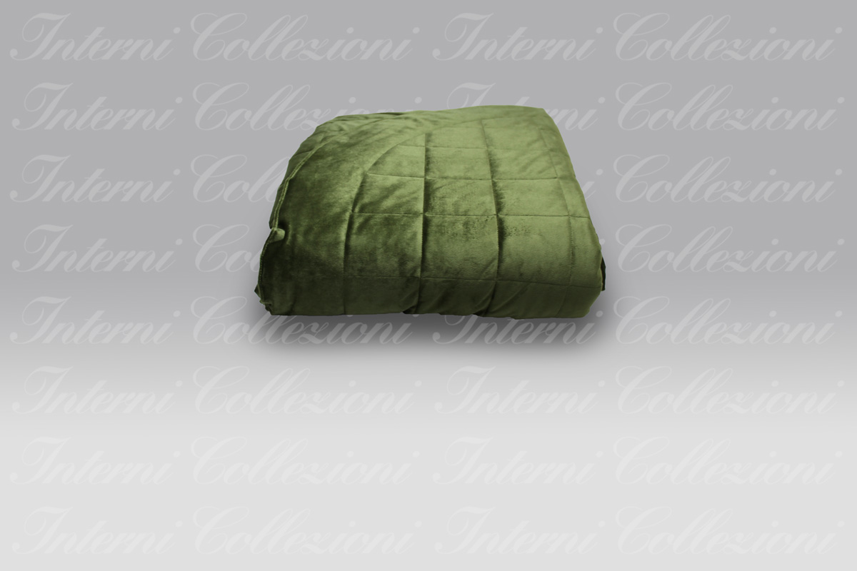 Quilt Velour verde Dea Quilt Velour verde Dea